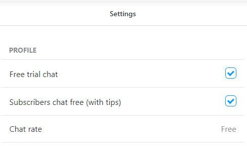 Alua free chat for fans and subscribers