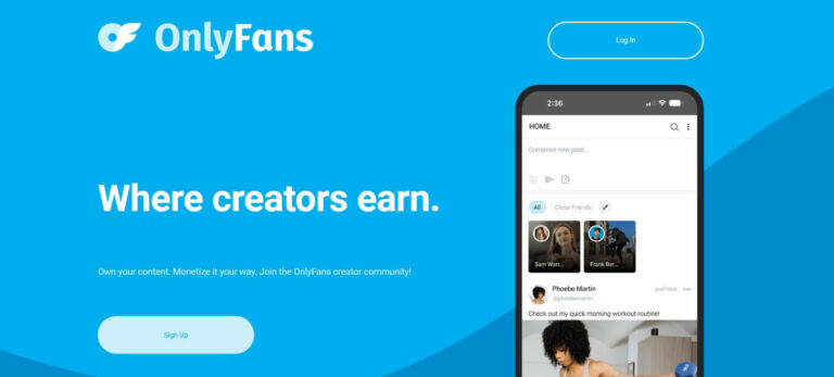 OnlyFans website | How to start an OnlyFans account
