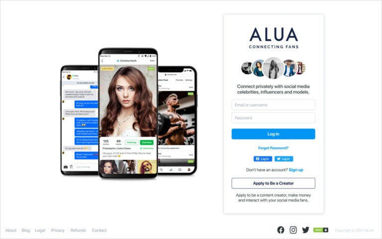 Alua website